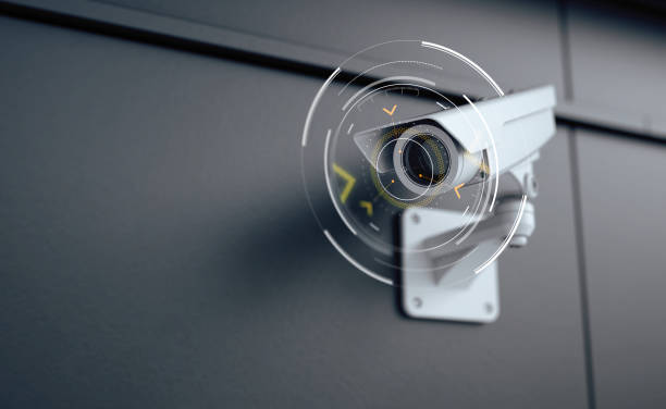 Teenused outdoor security camera. cctv, secure, monitoring concept. 3d rendering